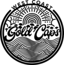 cropped west coast gold caps logo